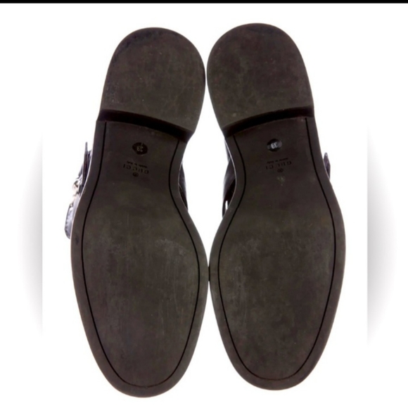 GUCCI GG Black Guccissima Leather
Ankle Moto Boots Size 39/8.5-9. VGUC 🔥 - Picture 4 of 11